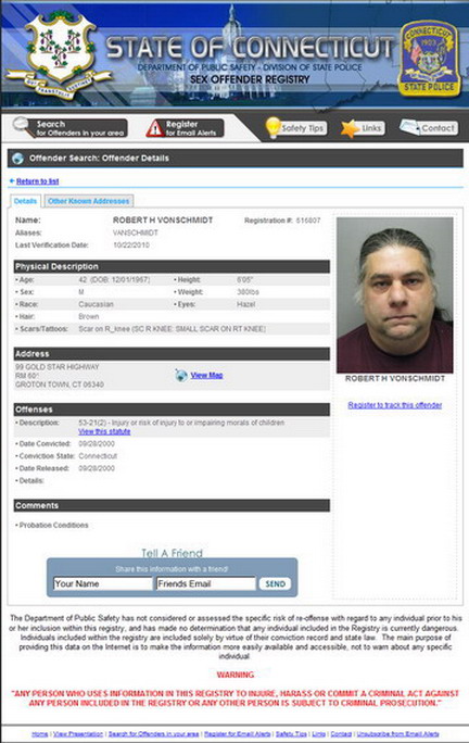 Robert Von Schmidt Conviction